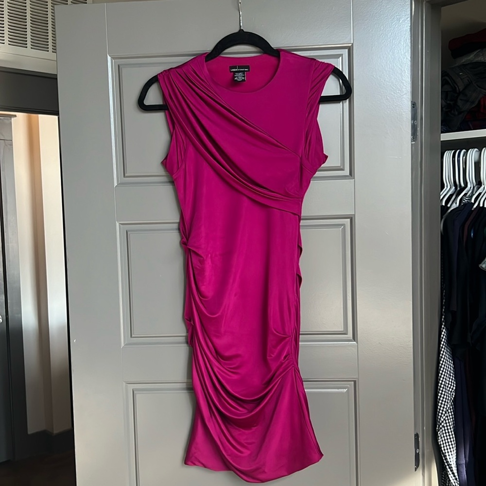 XS Magenta Moda International Cocktail Dress